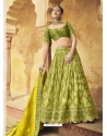 Green Designer Wedding Wear Lehenga Choli