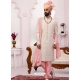 Baby Pink Exclusive Readymade Designer Indowestern Sherwani