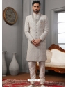 Grey Exclusive Readymade Designer Indowestern Sherwani