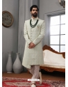 Sea Green Exclusive Readymade Designer Indowestern Sherwani