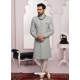 Aqua Grey Exclusive Readymade Designer Indowestern Sherwani