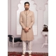 Light Beige Exclusive Readymade Designer Indowestern Sherwani