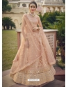 Light Beige Designer Wedding Wear Lehenga Choli