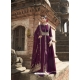 Purple Designer Party Wear Georgette Anarkali Suit