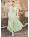 Green Designer Party Wear Straight Salwar Suit