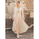 Light Beige Designer Party Wear Straight Salwar Suit