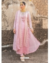 Pink Designer Party Wear Straight Salwar Suit