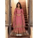 Pink Designer Party Wear Georgette Wedding Lehenga Suit