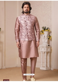 Old Rose Exclusive Readymade Kurta Pajama With Jacket