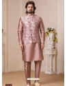 Old Rose Exclusive Readymade Kurta Pajama With Jacket