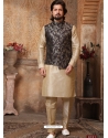 Gold Exclusive Readymade Kurta Pajama With Jacket