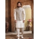 Off White Exclusive Readymade Kurta Pajama With Jacket