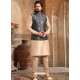 Cream Exclusive Readymade Kurta Pajama With Jacket