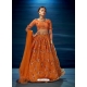Orange Designer Wedding Wear Lehenga Choli