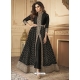 Black Designer Party Wear Real Georgette Anarkali Suit