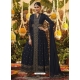 Navy Blue Designer Wedding Wear Premium Georgette Anarkali Suit