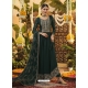 Dark Green Designer Wedding Wear Premium Georgette Anarkali Suit