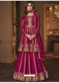 Rani Designer Party Wear Real Georgette Wedding Lehenga Suit