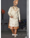 Off White Exclusive Readymade Designer Indowestern Sherwani