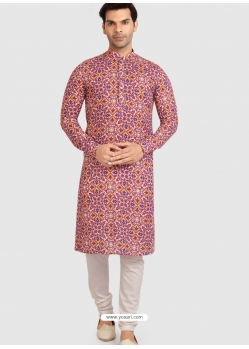 Purple Exclusive Readymade Cotton Kurta Pajama