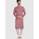 Pink Exclusive Readymade Cotton Kurta Pajama
