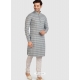 Grey Exclusive Readymade Cotton Kurta Pajama