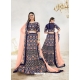 Navy Blue Designer Wedding Wear Lehenga Choli