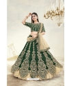 Dark Green Designer Wedding Wear Lehenga Choli