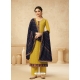 Yellow Designer Party Wear Heavy Faux Georgette Salwar Suit