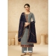 Grey Designer Party Wear Heavy Faux Georgette Salwar Suit