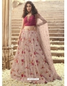 Dusty Pink Readymade Designer Wedding Wear Lehenga Choli