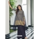 Navy Blue Readymade Pure Viscose Wedding Palazzo Suit