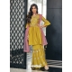 Corn Readymade Pure Viscose Wedding Palazzo Suit