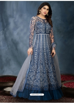 Pigeon Designer Wedding Wear Premium Soft Net Anarkali Suit