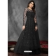 Black Designer Wedding Wear Premium Soft Net Anarkali Suit