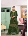 Mehendi Designer Wedding Embroidered Georgette Wedding Suit