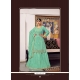 Sea Green Designer Wedding Embroidered Georgette Wedding Suit