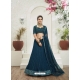 Teal Blue Designer Wedding Wear Lehenga Choli