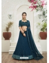Teal Blue Designer Wedding Wear Lehenga Choli