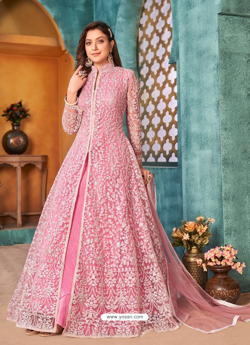 Buy Tapswini Handloom Anarkali Dress at Rs. 3950 online from Bullionknot  All Collection : BK577N