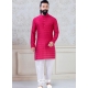 Rose Red Exclusive Readymade Indo-Western Style Kurta Pajama
