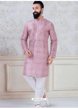 Dusty Pink Exclusive Readymade Indo-Western Style Kurta Pajama