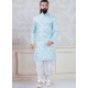 Sky Blue Exclusive Readymade Indo-Western Style Kurta Pajama