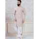 Light Brown Exclusive Readymade Indo-Western Style Kurta Pajama