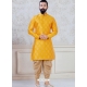 Yellow Exclusive Readymade Indo-Western Style Kurta Pajama