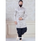 Light Grey Exclusive Readymade Indo-Western Style Kurta Pajama