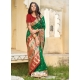 Forest Green Designer Wedding Wear Banarasi Silk Sari