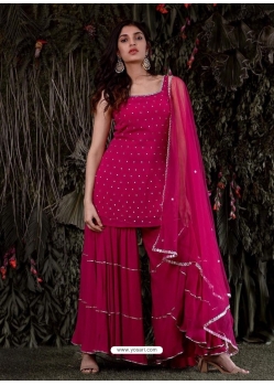 Rani Designer Wedding Georgette Palazzo Suit