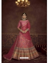 Old Rose Designer Wedding Wear Lehenga Choli