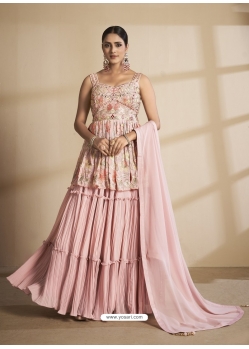 Baby Pink Readymade Designer Festive Wear Wedding Suit